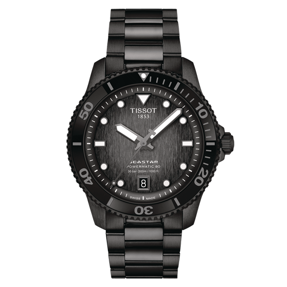 Orologio Tissot Uomo Seastar 1000 Powermatic 80 in Acciaio T120.807.33.051.00 - T120.807.33.051.00